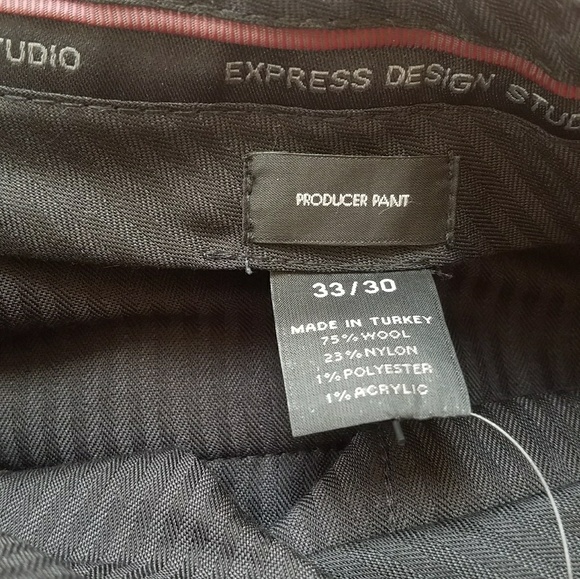 EXPRESS Producer wool pants - Picture 3 of 4